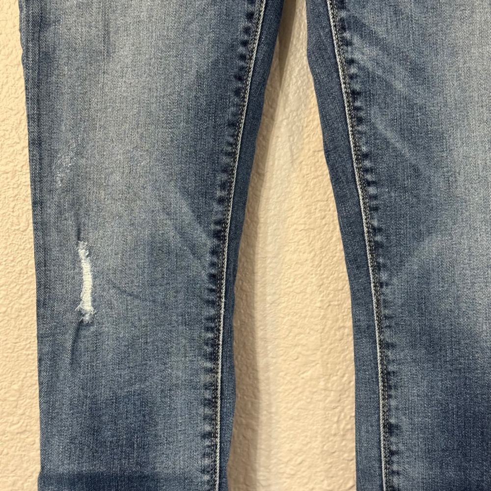 Hudson Women's Size 26 Blue Krista Super Skinny Distressed Jeans - Picture 12 of 12